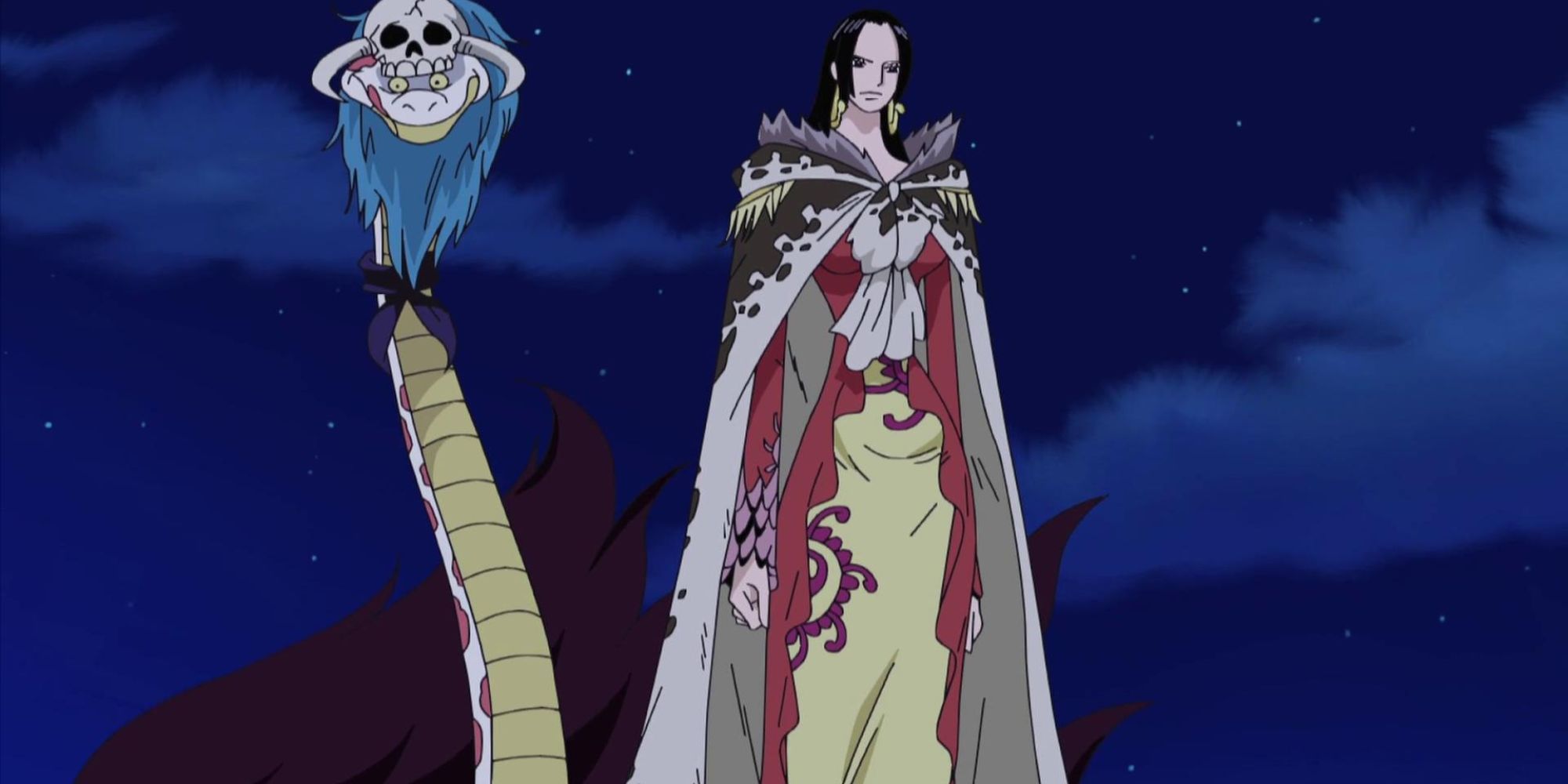 Hancock and Salome get ready to enter Impel Down.