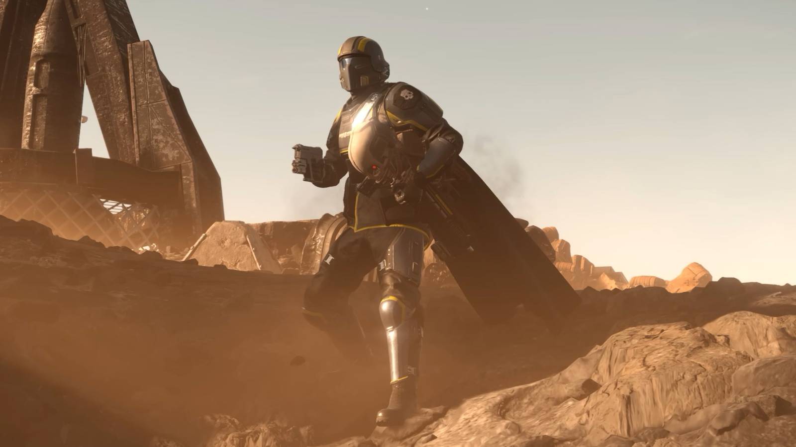 Helldivers 2 Character and Terrain