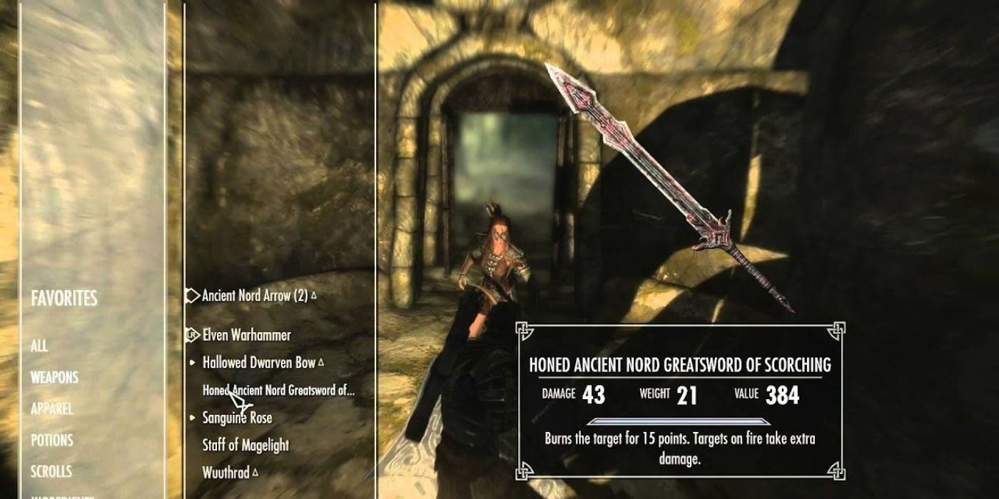 Honed Ancient Nord Greatsword in Skyrim