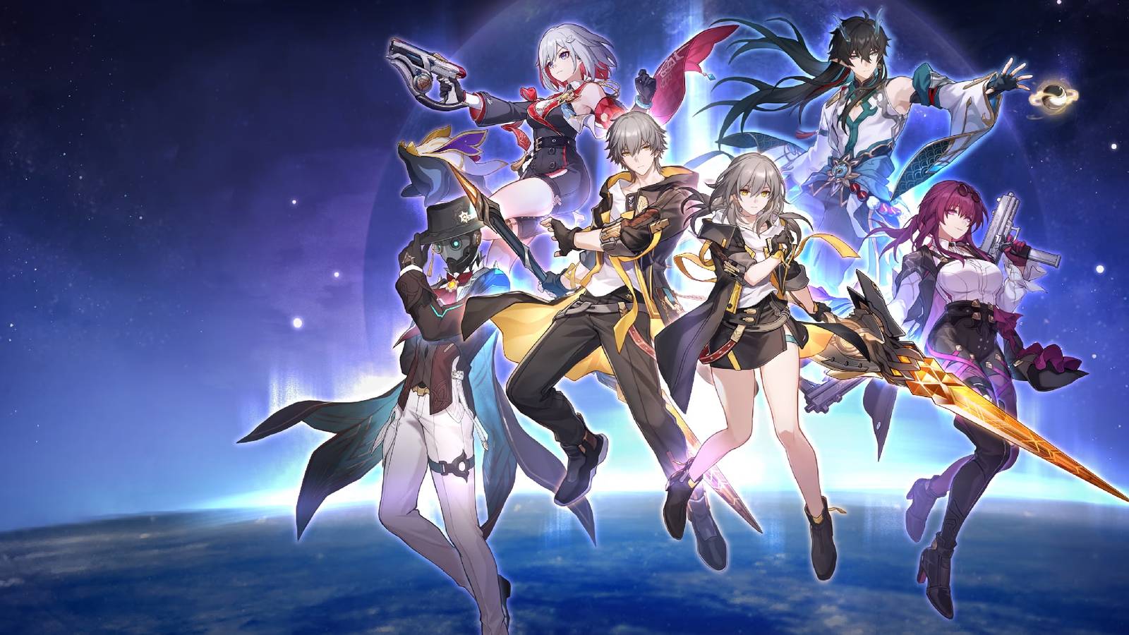 A key visual for Honkai: Star Rail's Version 1.4 update.