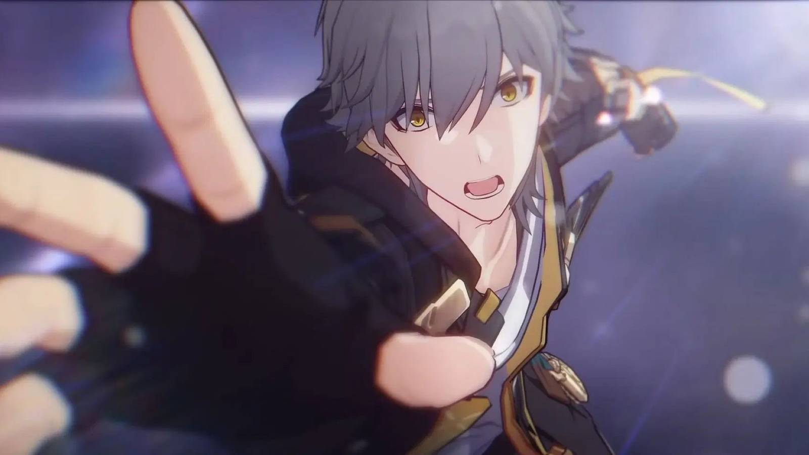 honkai star rail's trailblazer reaching out