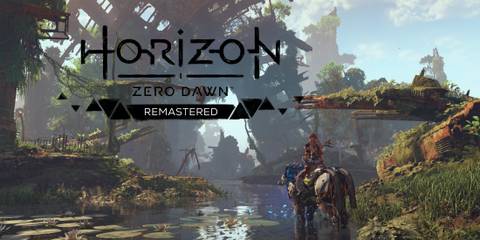aloy on a machine looking at scenery from horizon zero dawn