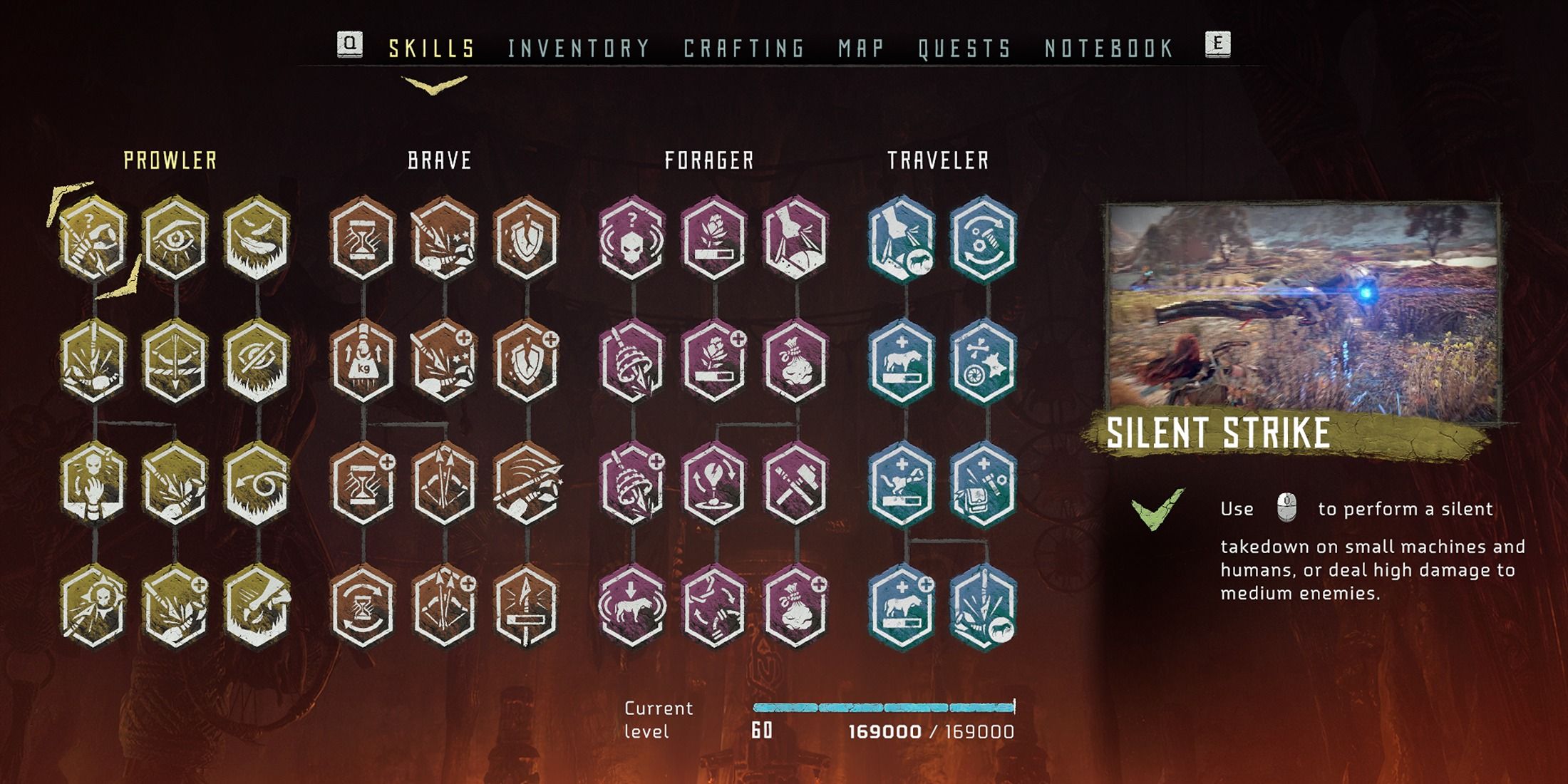 horizon zero dawn skill tree