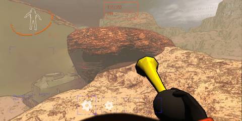 Clown Horn Being Held By Player