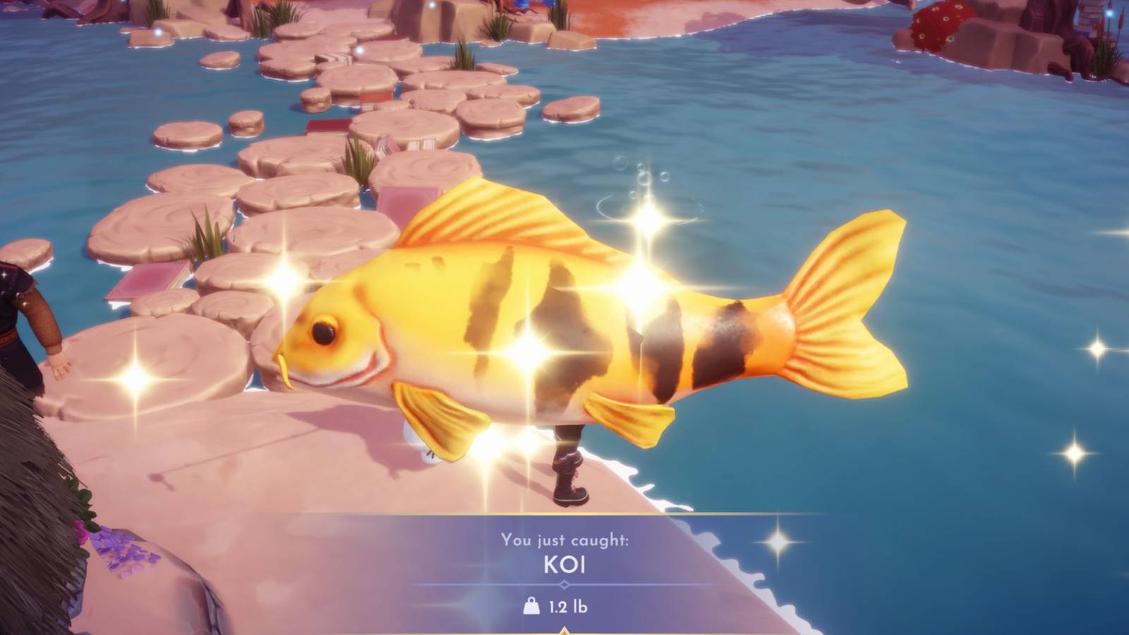 How to catch Koi in Disney Dreamlight Valley