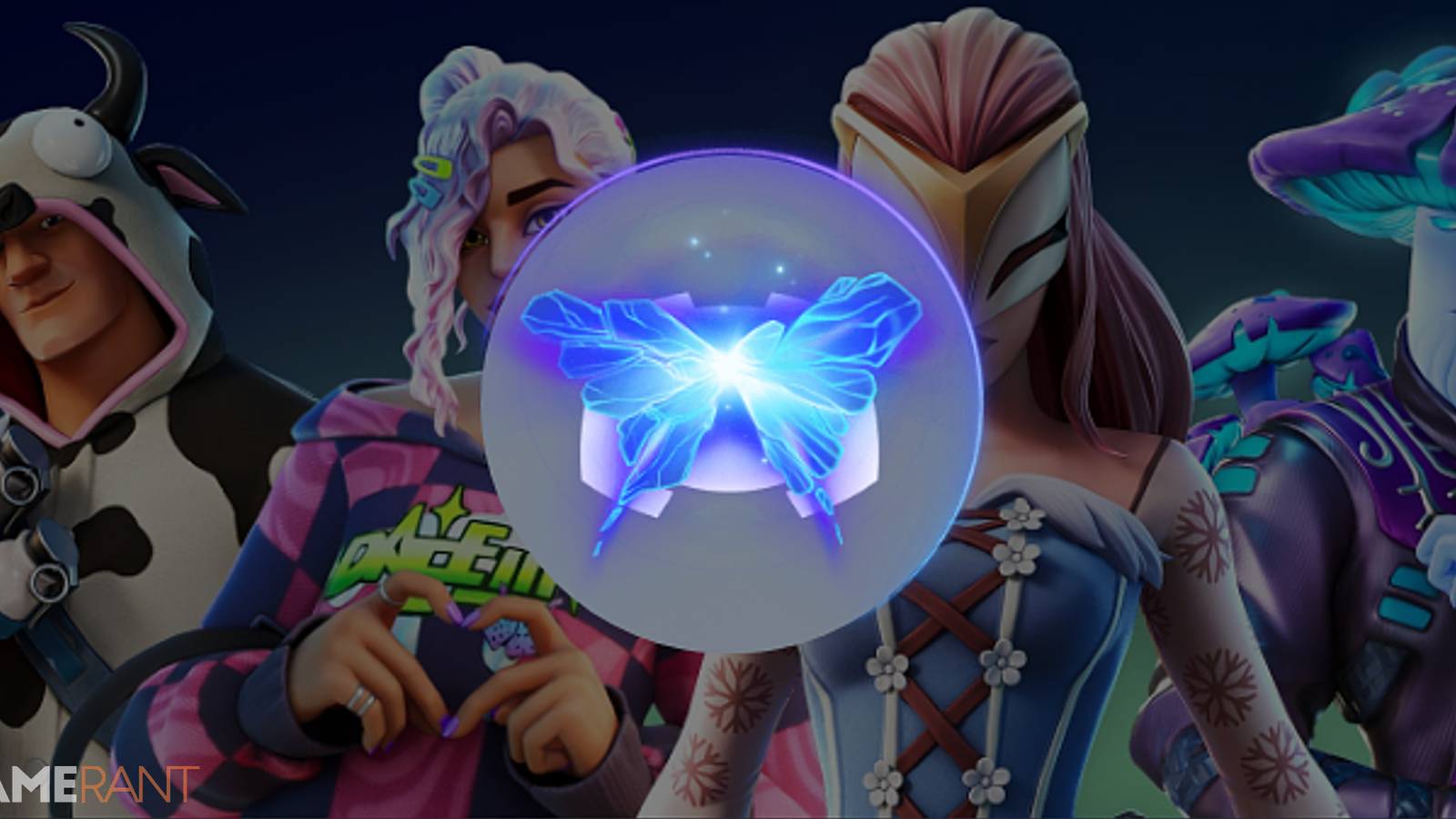 Screenshot showcasing the Rift Butterfly Avatar Decoration on Discord 