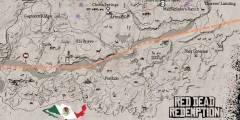 How to Get to Mexico Red Dead Redemption