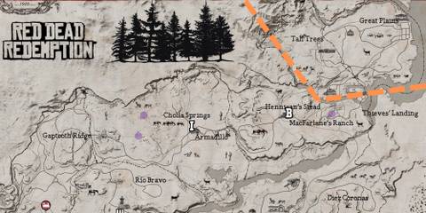 How to Get to Tall Trees Red Dead Redemption