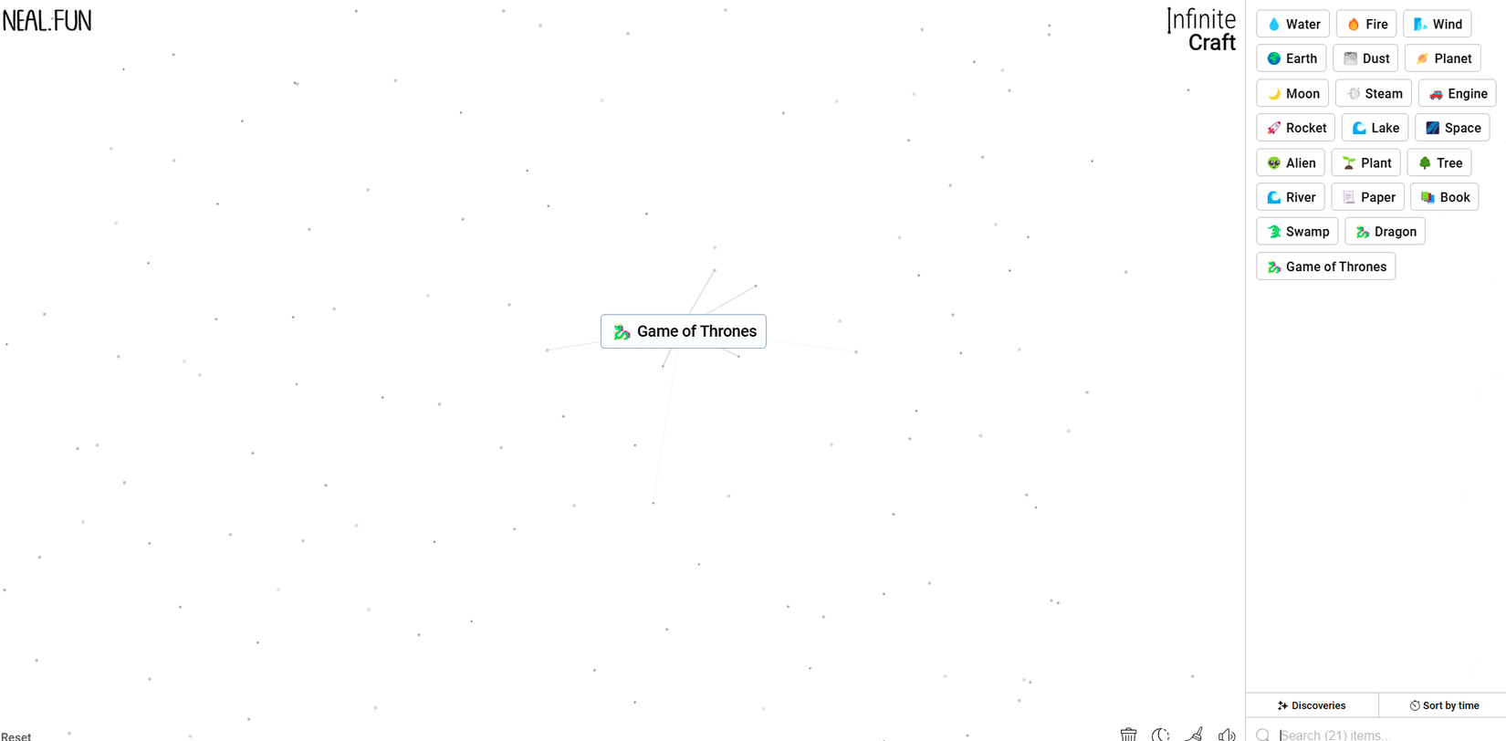 How To Make Game of Thrones in Infinite Craft