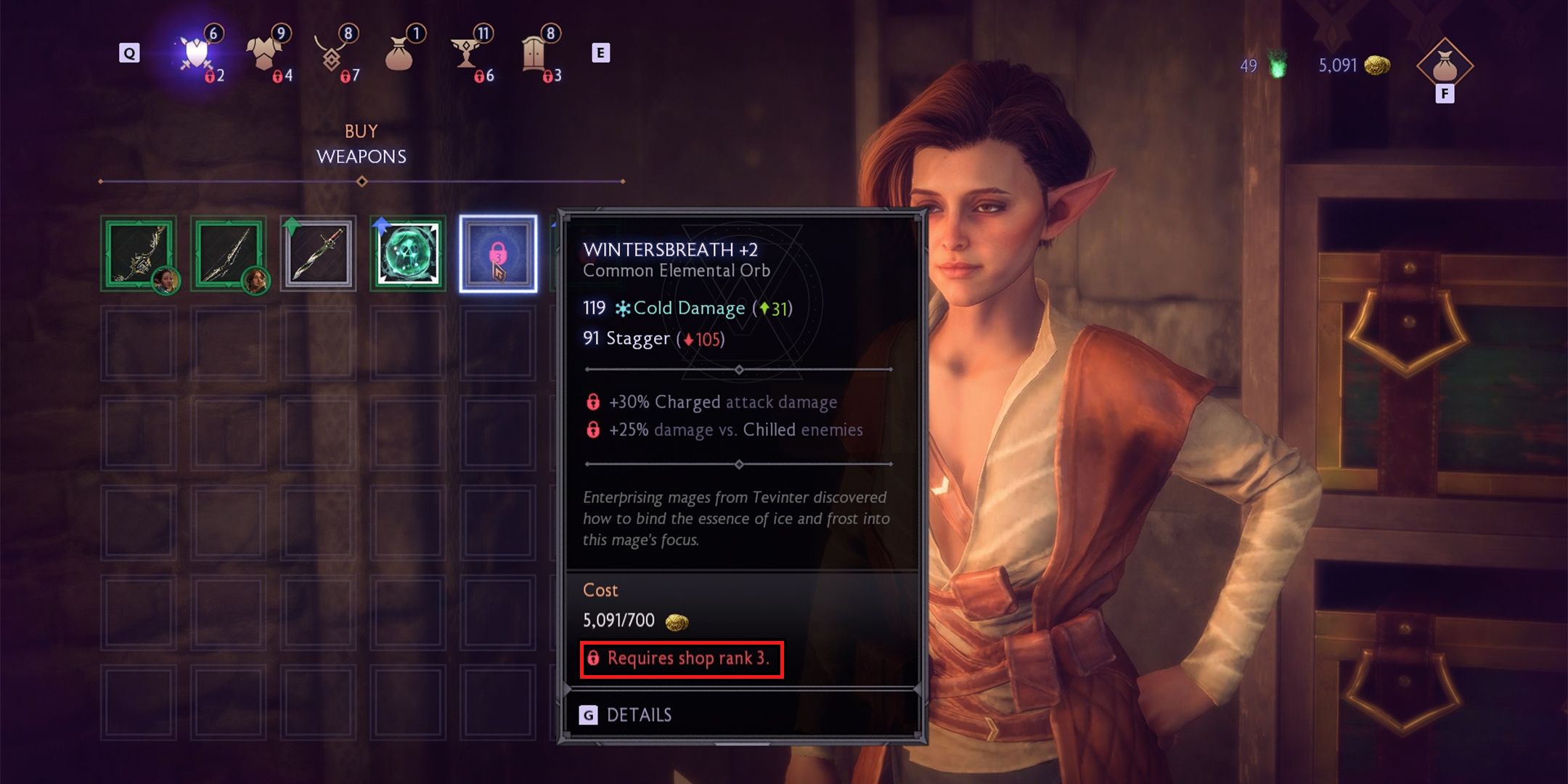 How To Sell Items In Dragon Age: The Veilguard