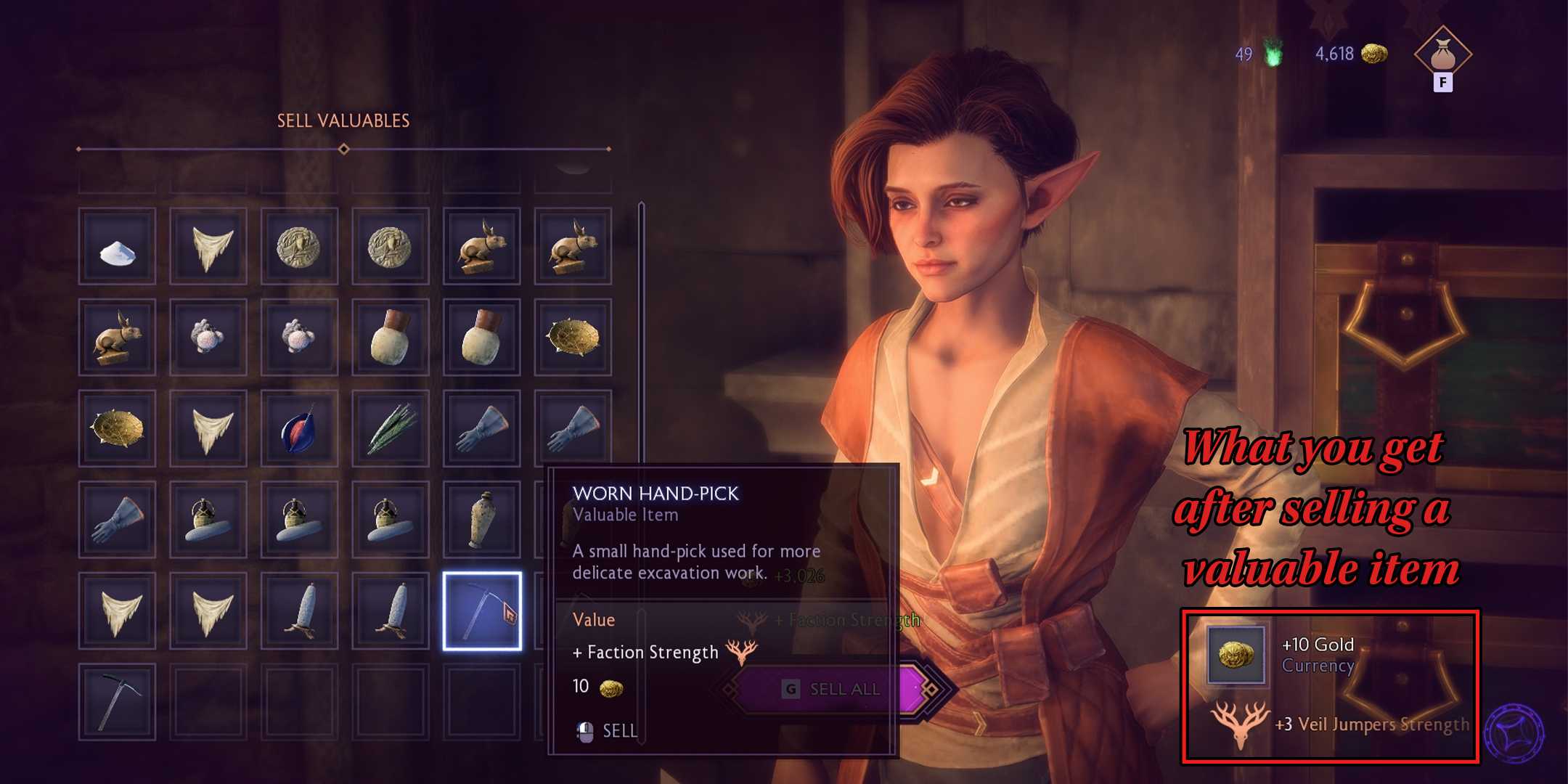 How To Sell Items In Dragon Age: The Veilguard