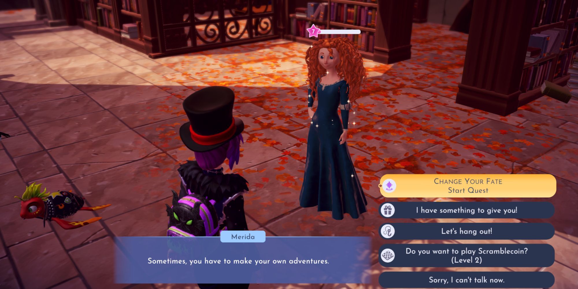 Disney Dreamlight Valley: Change Your Fate Walkthrough (Merida Level 7 Friendship Quest)