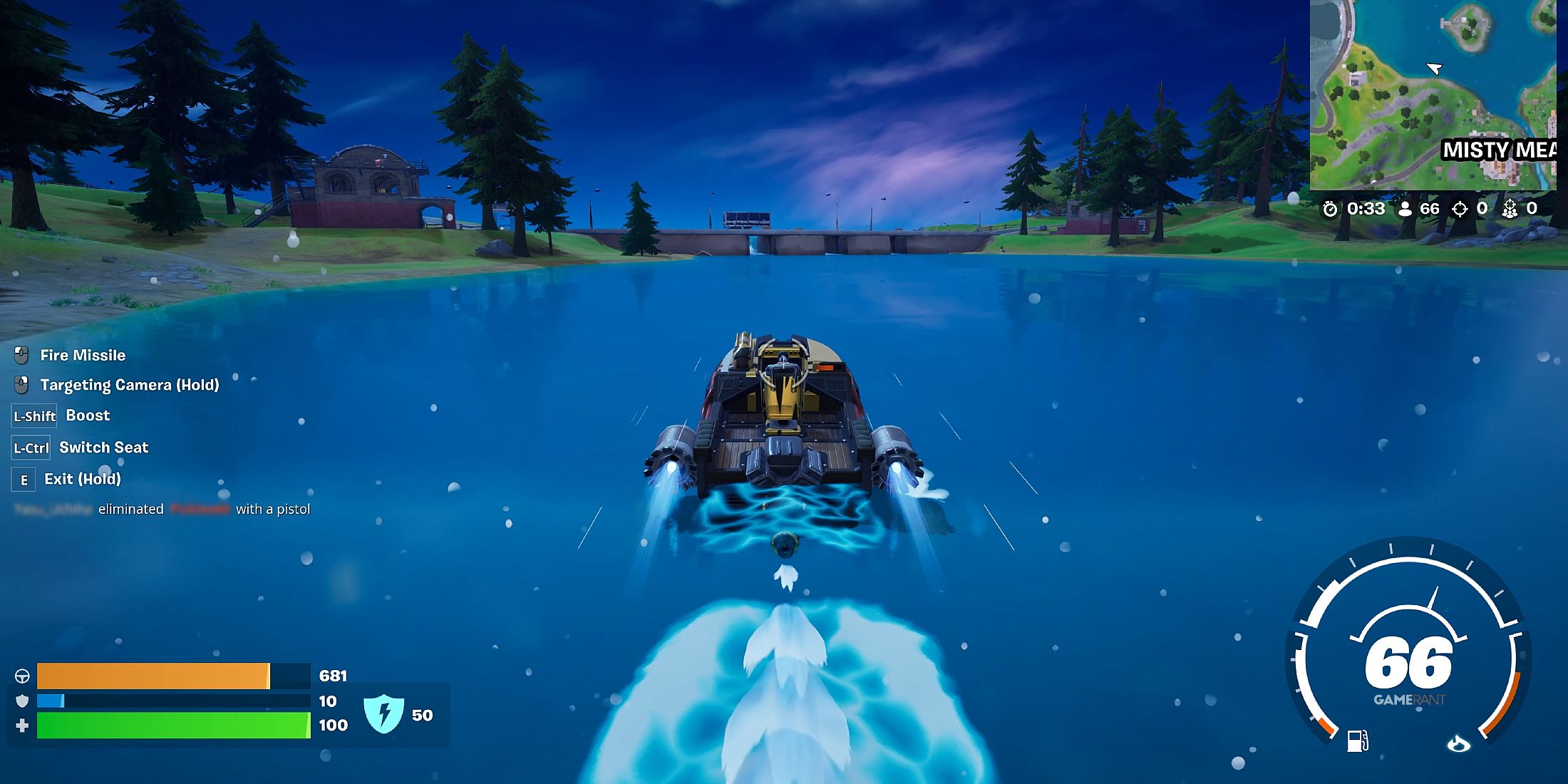 Where To Find Motorboats in Fortnite