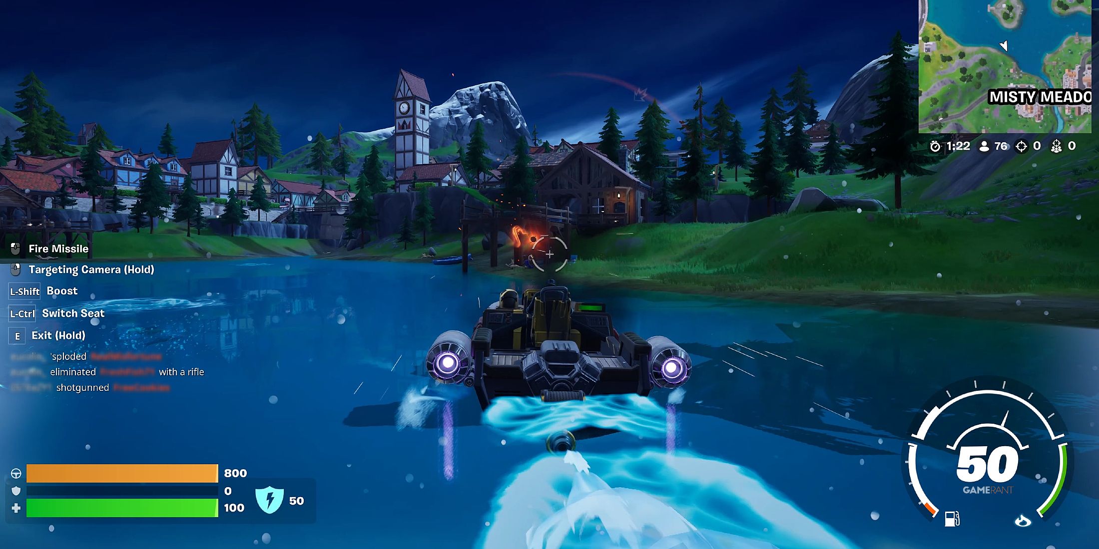 Where To Find Motorboats in Fortnite
