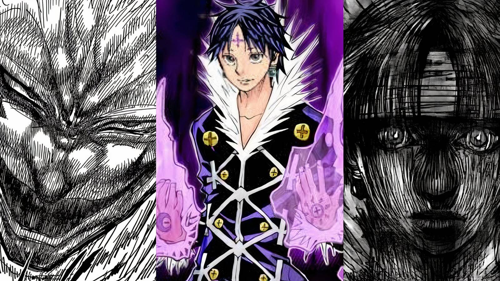 Hunter x Hunter hxh Hisoka Vs Chrollo Round 2 -1