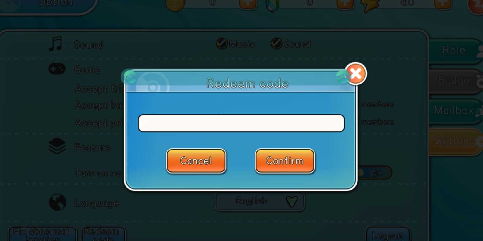 Hunting Park the codes tab