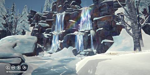 Hushed River Valley Waterfall in The Long Dark