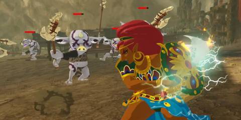Urbosa gameplay in Hyrule Warriors Age Of Calamity