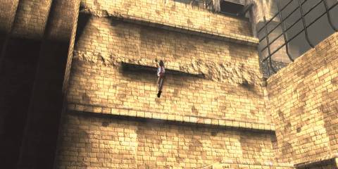 ico climbing a building