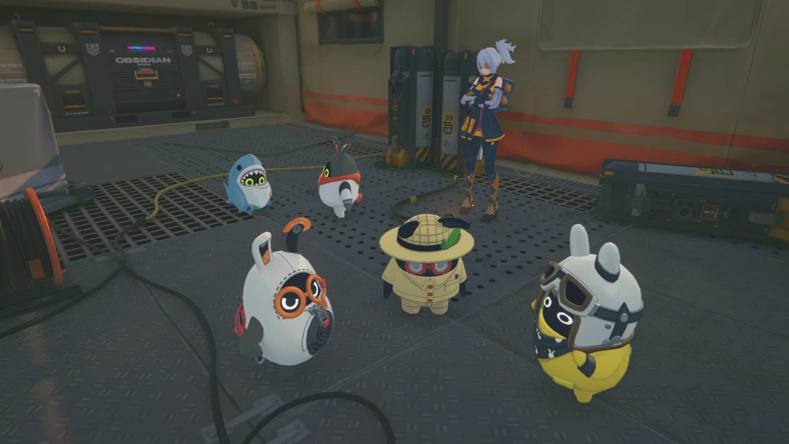 Bangboo squad in ZZZ's Arpeggio Fault event