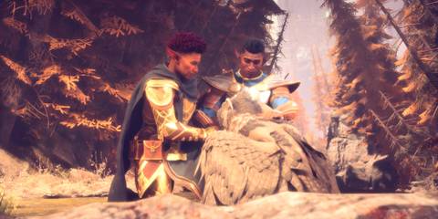 Dragon Age: The Veilguard Grey Warden romance between Rook and Davrin