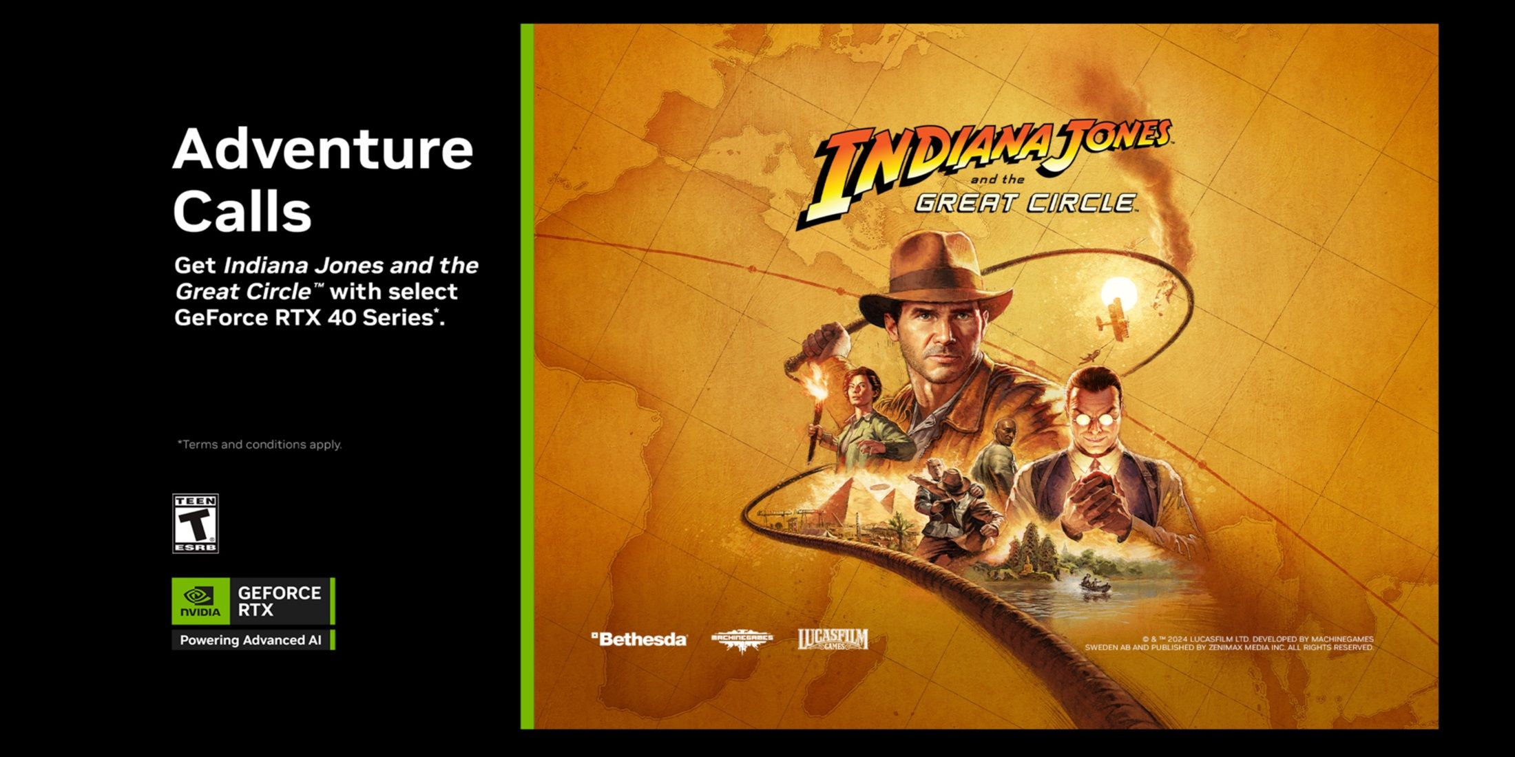 Indiana Jones Great Circle NVIDIA Bundle Banner