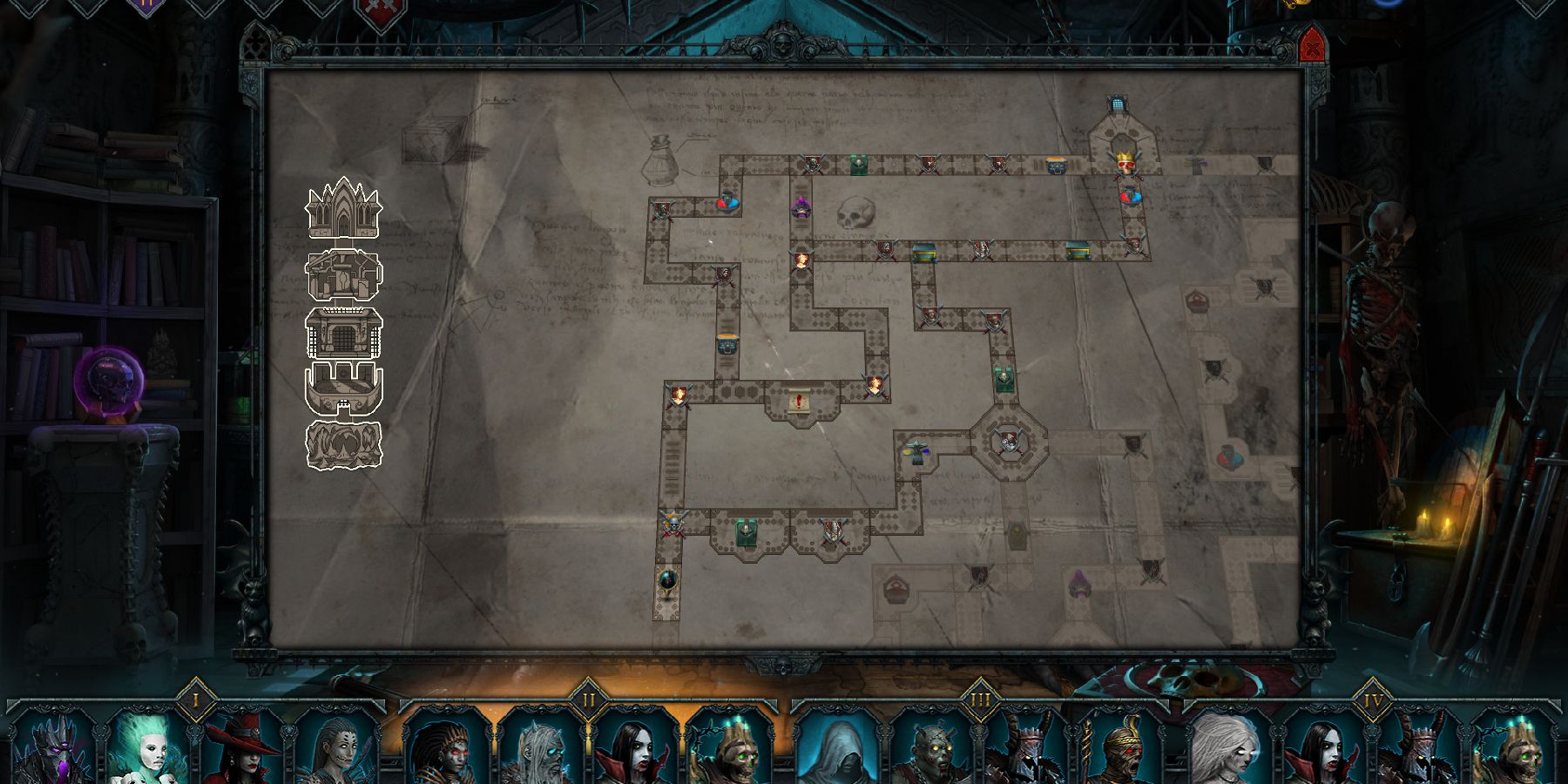 Iratus Lord of the Dead map overview