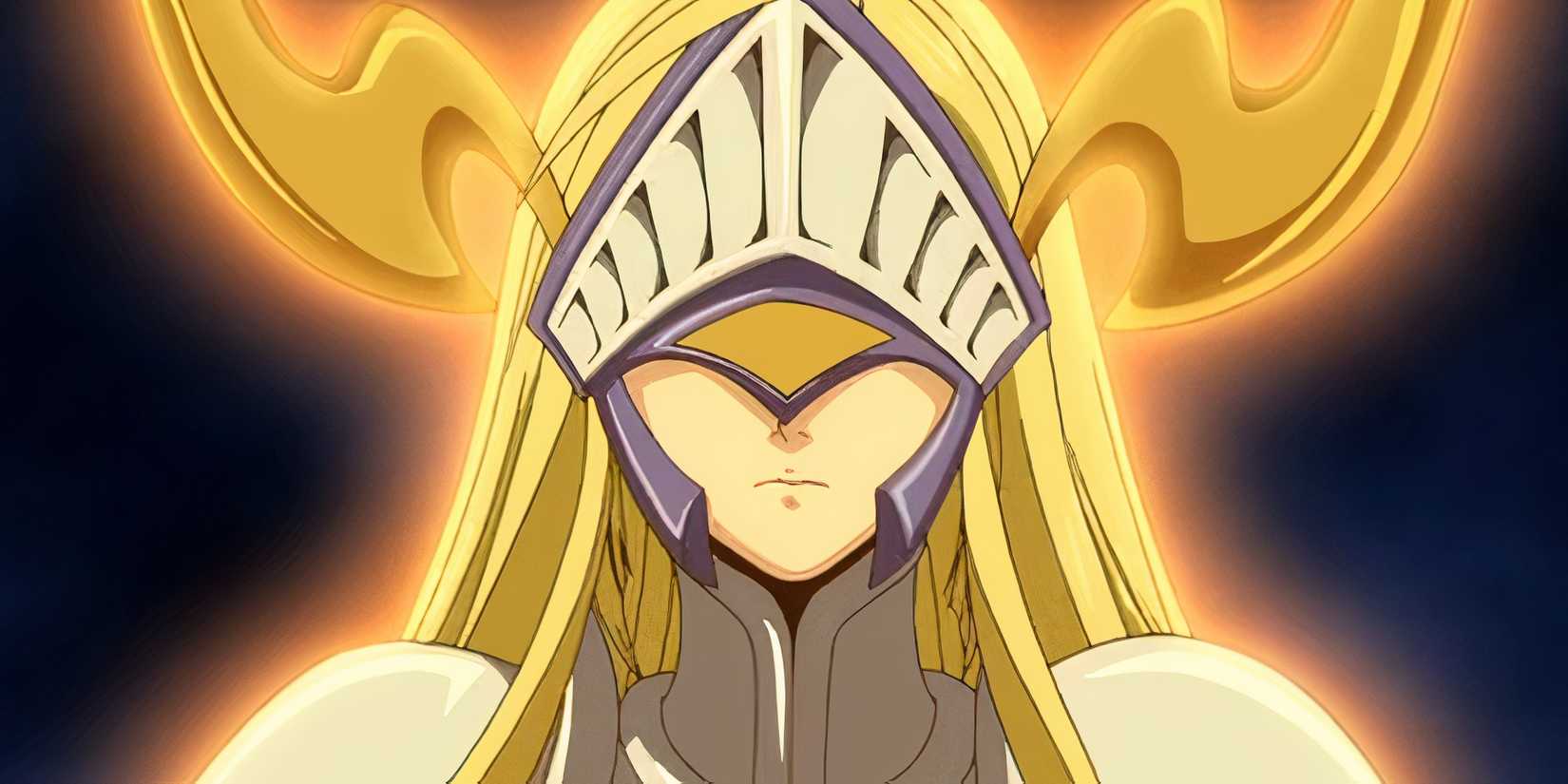 Jeanne in her valkyrie form in Jeanne d'Arc