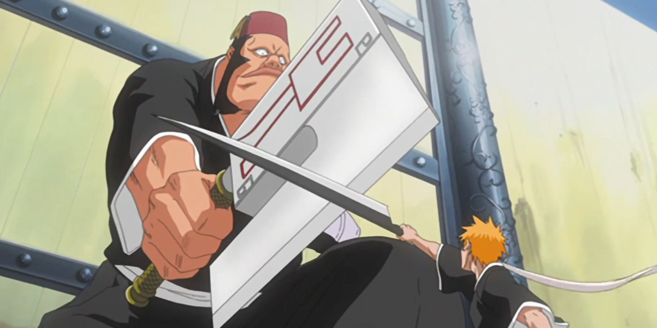 Jidanbo Ikkanzaka (Bleach) fighting ichigo kurosaki