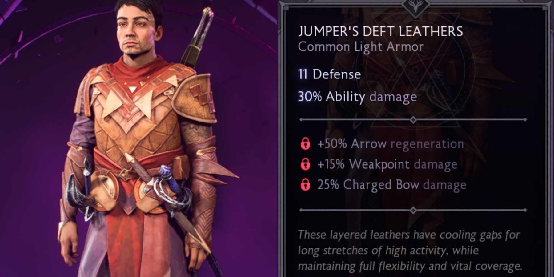 Jumper's Deft Leathers Dragon Age The Veilguard