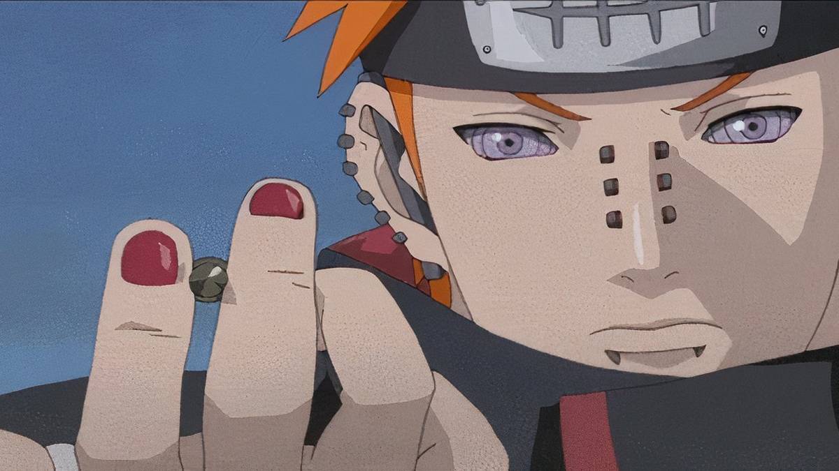 Pain's Painted Fingernails in Naruto