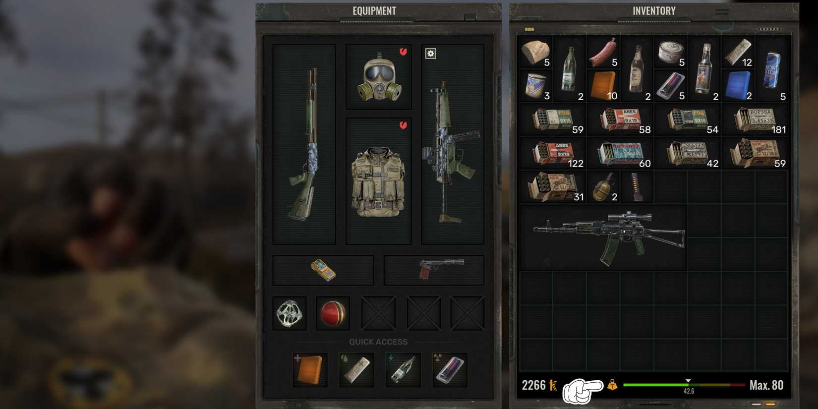 Keeping Weight Optimal In Stalker 2