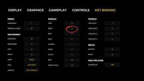 key binding the forest