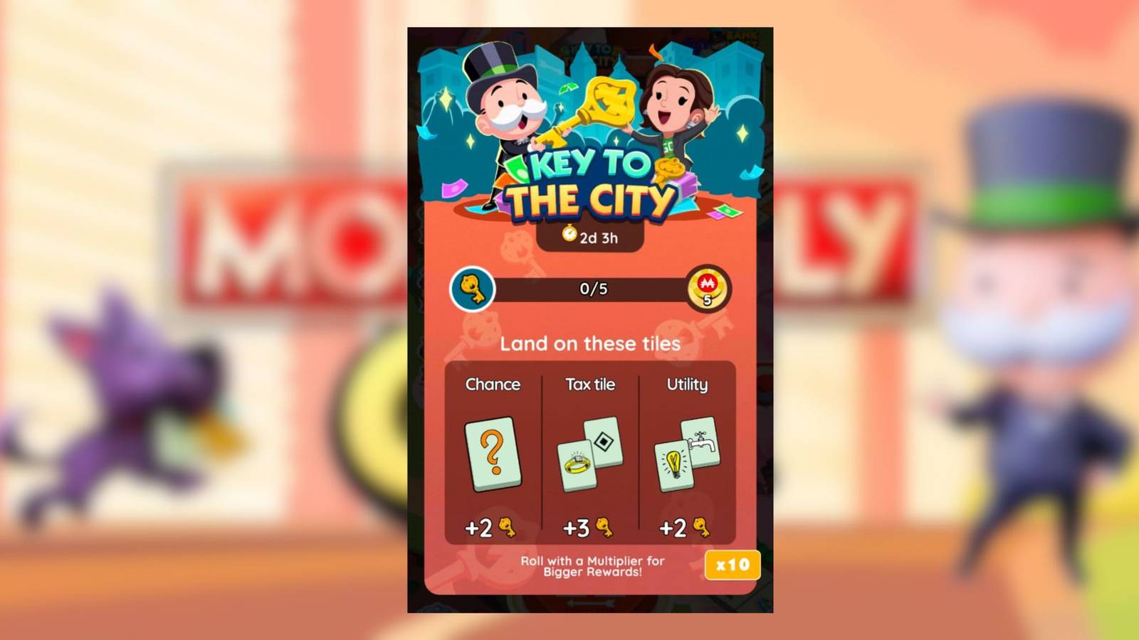 key to the city monopoly go