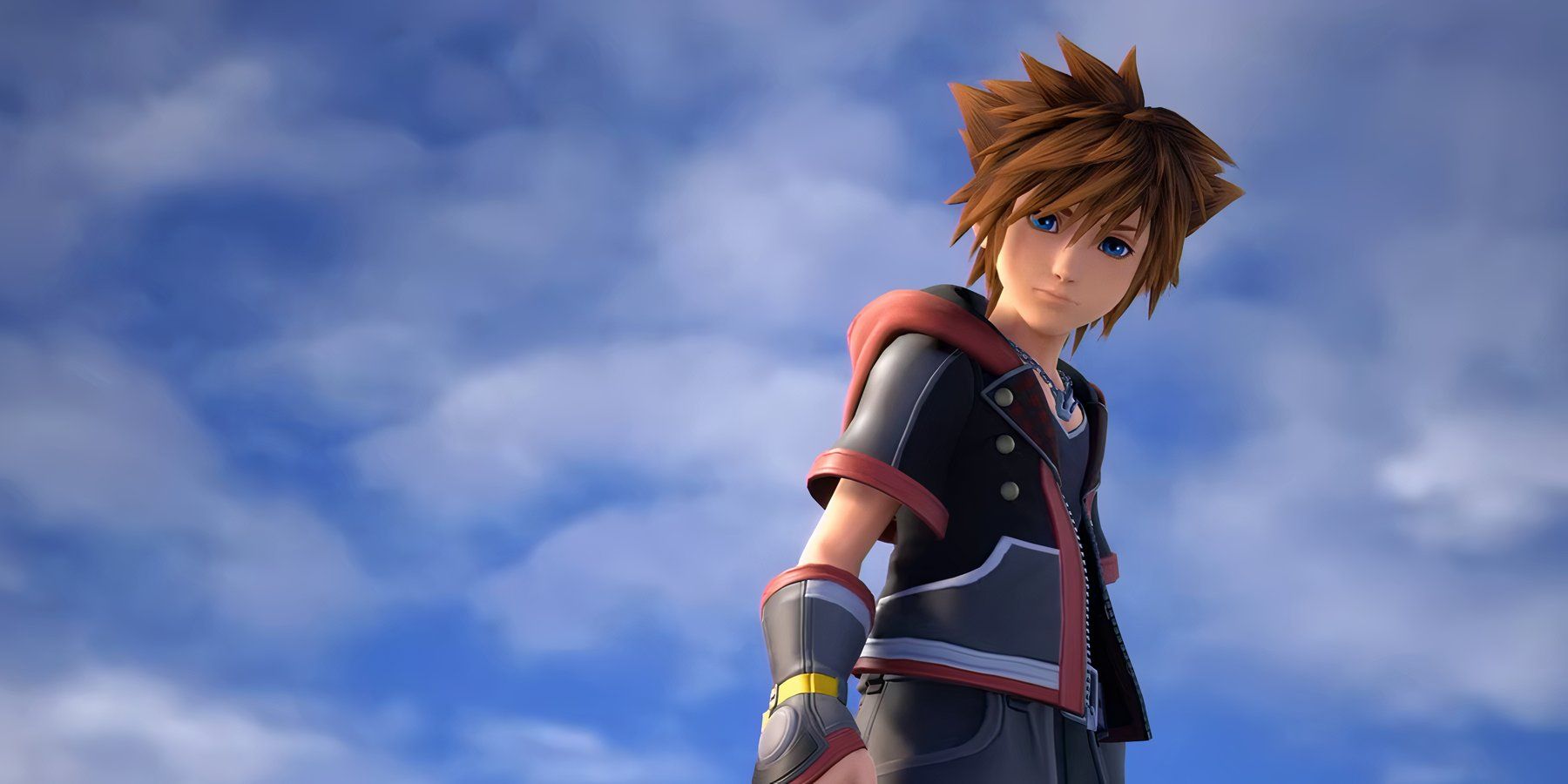 sora in front of clouds