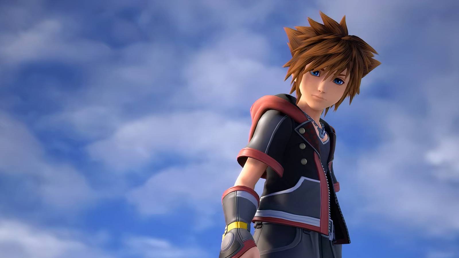 sora in front of clouds