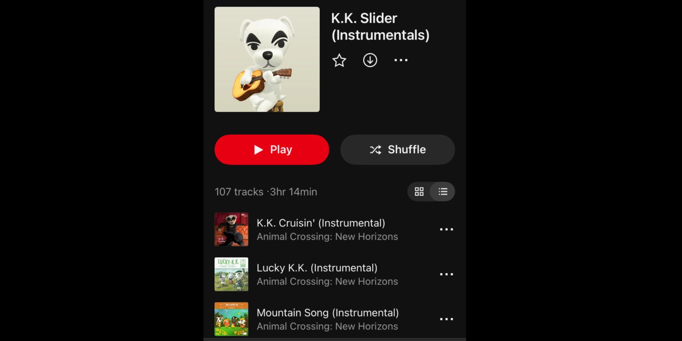 K.K. Slider Instrumentals from the Nintendo Music App