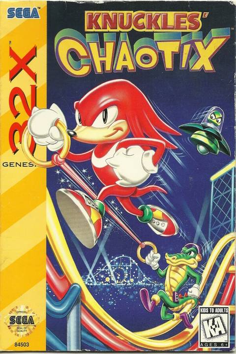 Image of Knuckles' Chaotix Cover