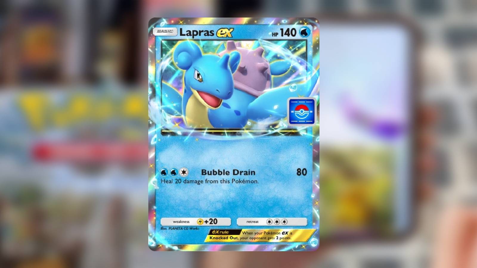 lapras ex pokemon tcg pocket drop event