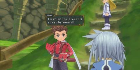 Lloyd offers protection in Tales Of Symphonia