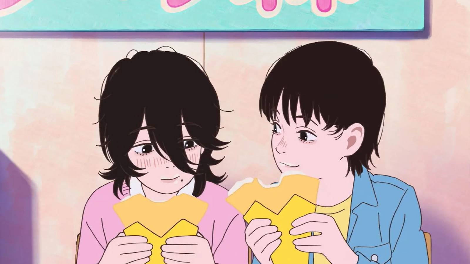 look back kyomoto fujino eating together