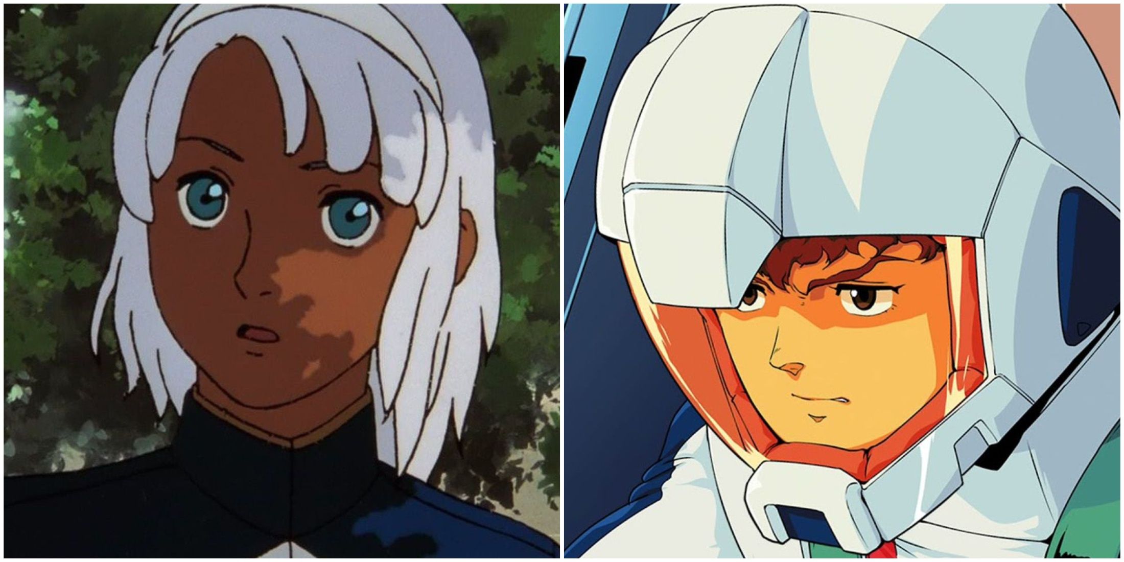 Loran Cehack and Amuro Ray in Gundam