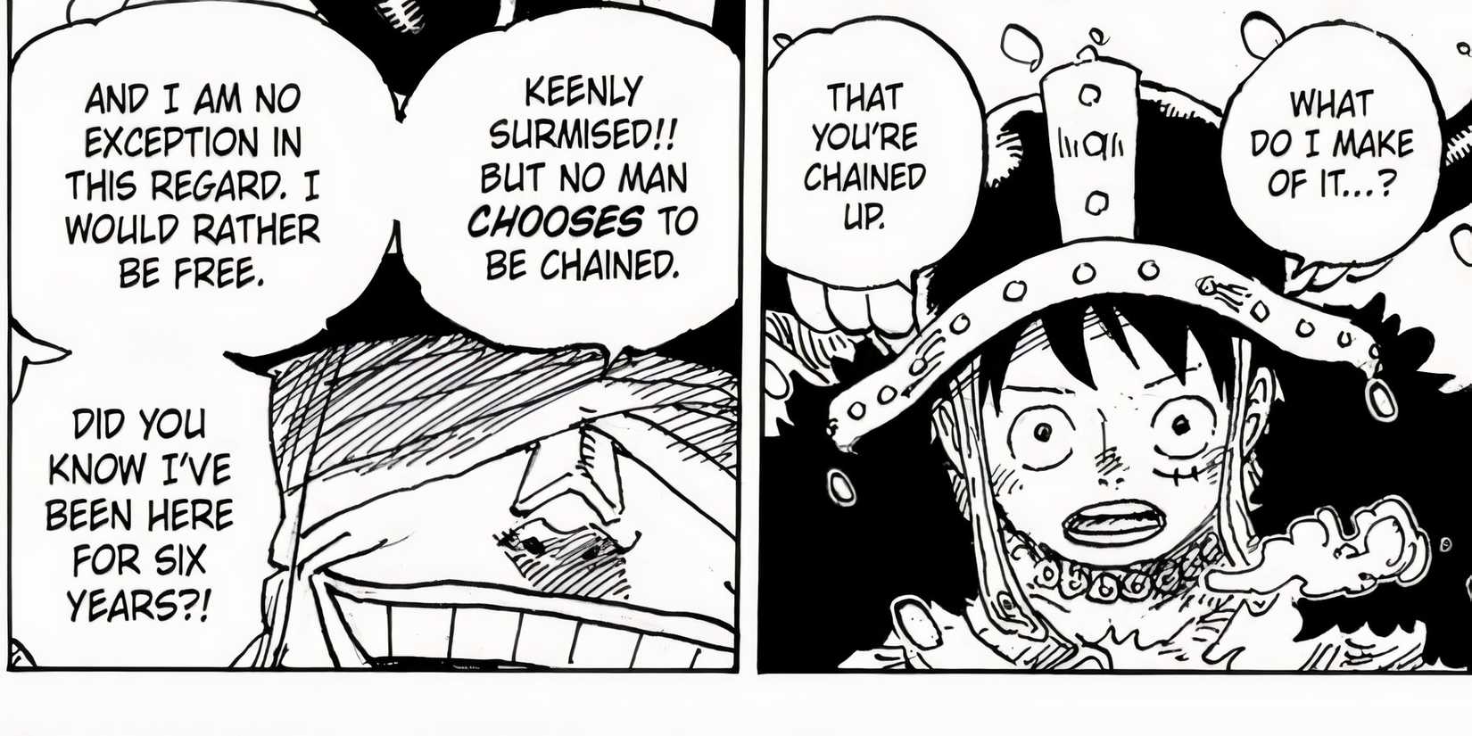 luffy and loki one piece 1132