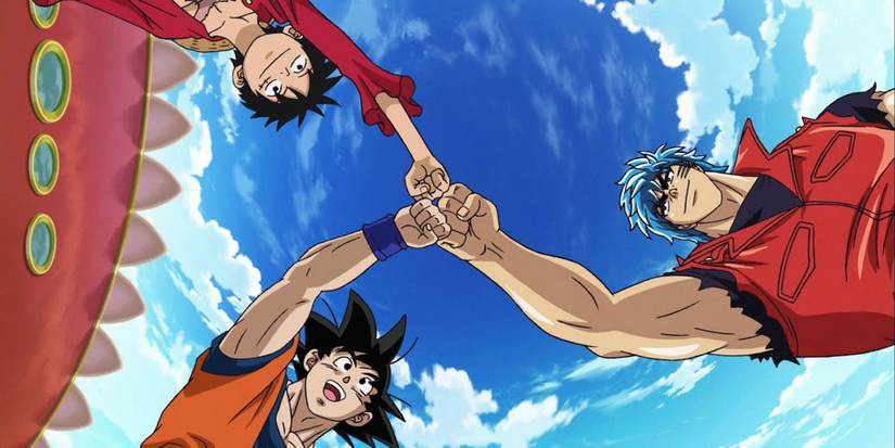 luffy goku toriko in one piece 590