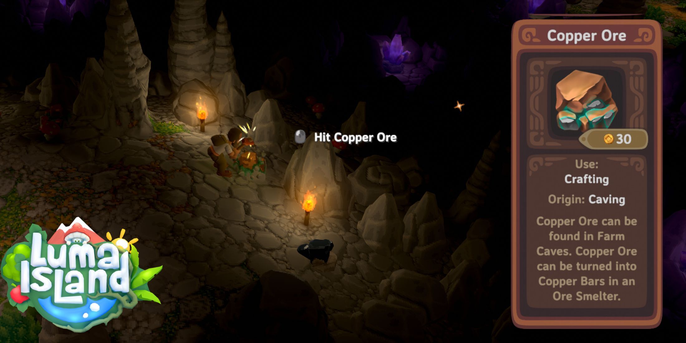 How to Find Copper Ore in Luma Island