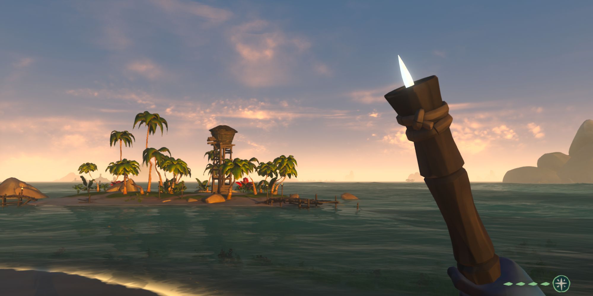 Lure Dart Blowpipe weapon in Sea of Thieves