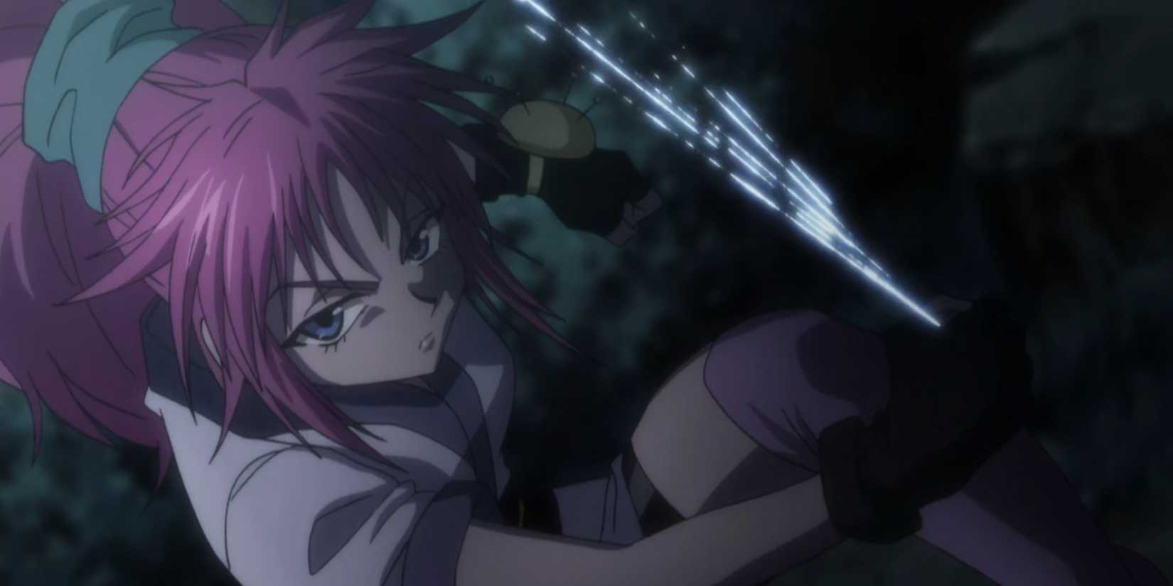 Machi använder sina Nen-trådar mot maffian i Hunter x Hunter.