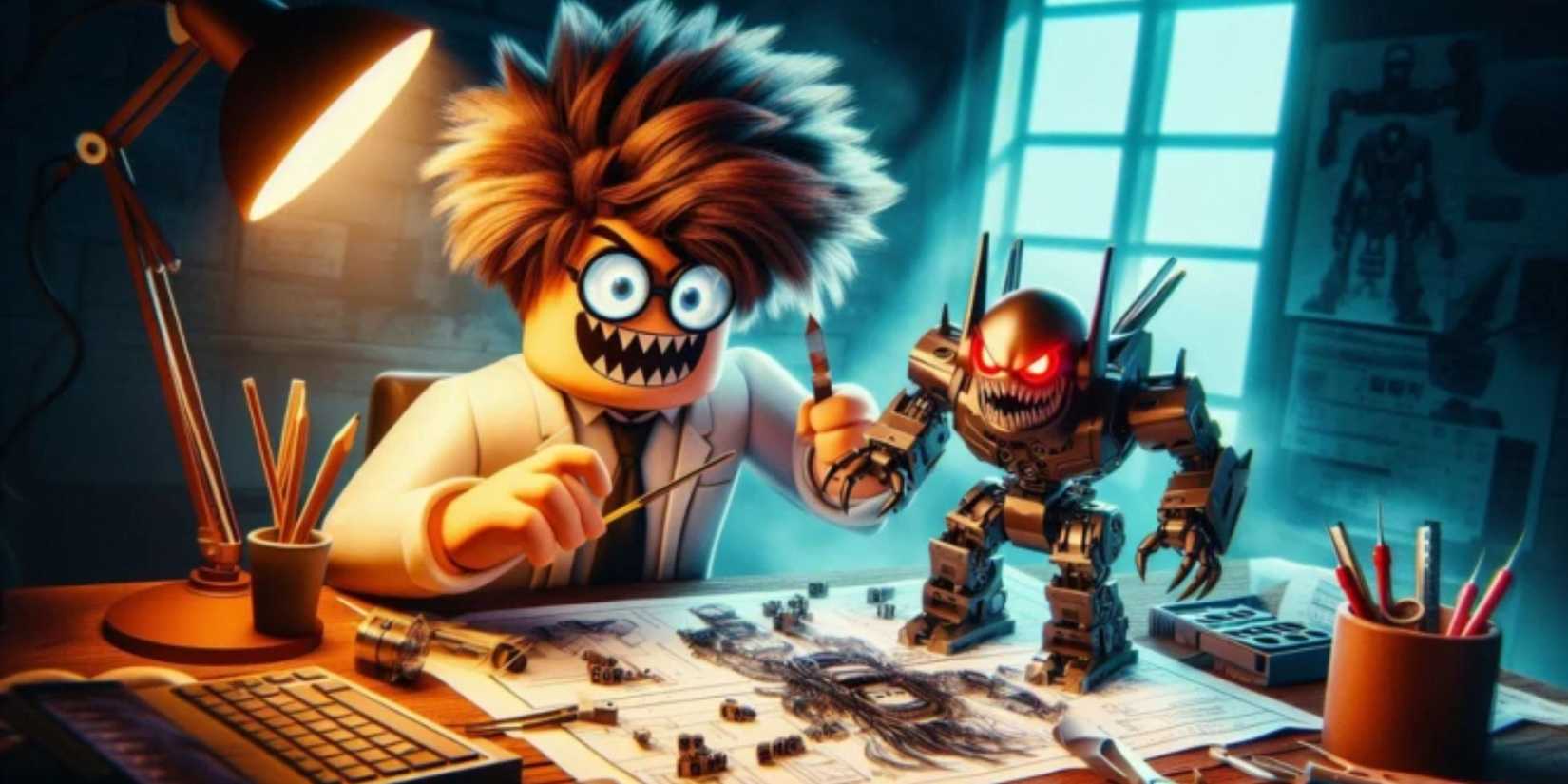 Make Robots to Take Over the World Tycoon character