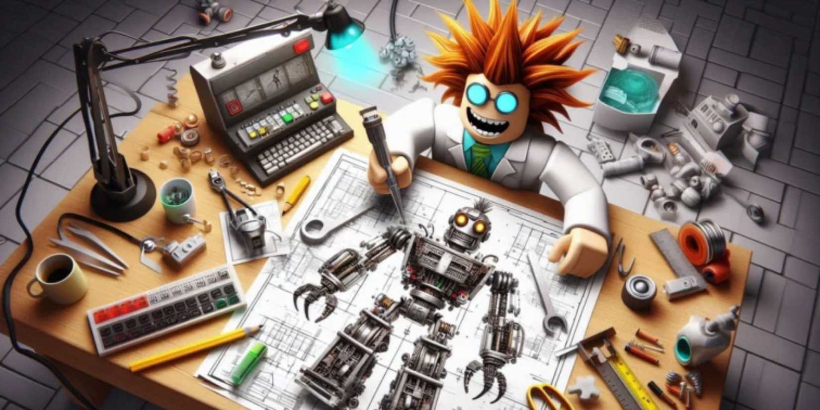 Make Robots to Take Over the World Tycoon character