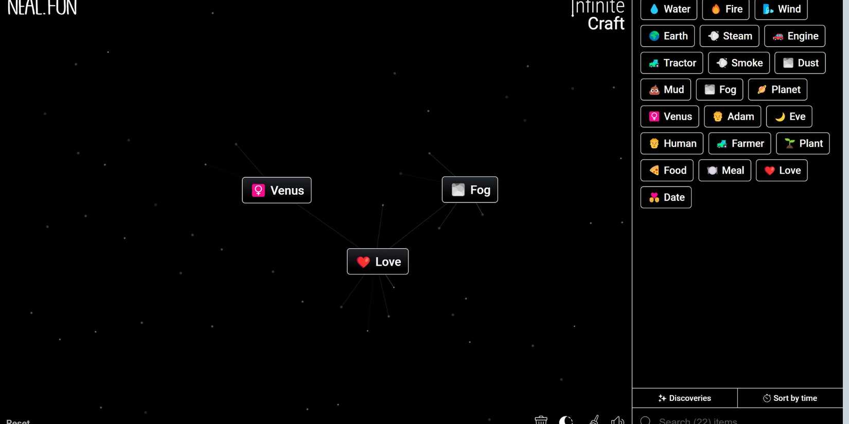 making love infinite craft